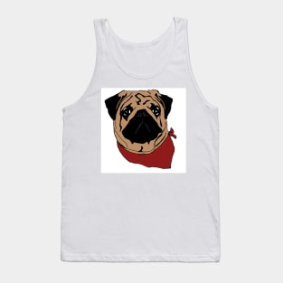 Pug bandana Tank Top